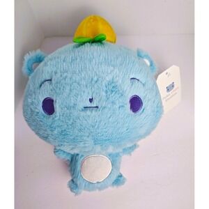 Poka Chan Studios Blue Bear Plush Lemon Hat Kawaii Stuffed Animal NEW